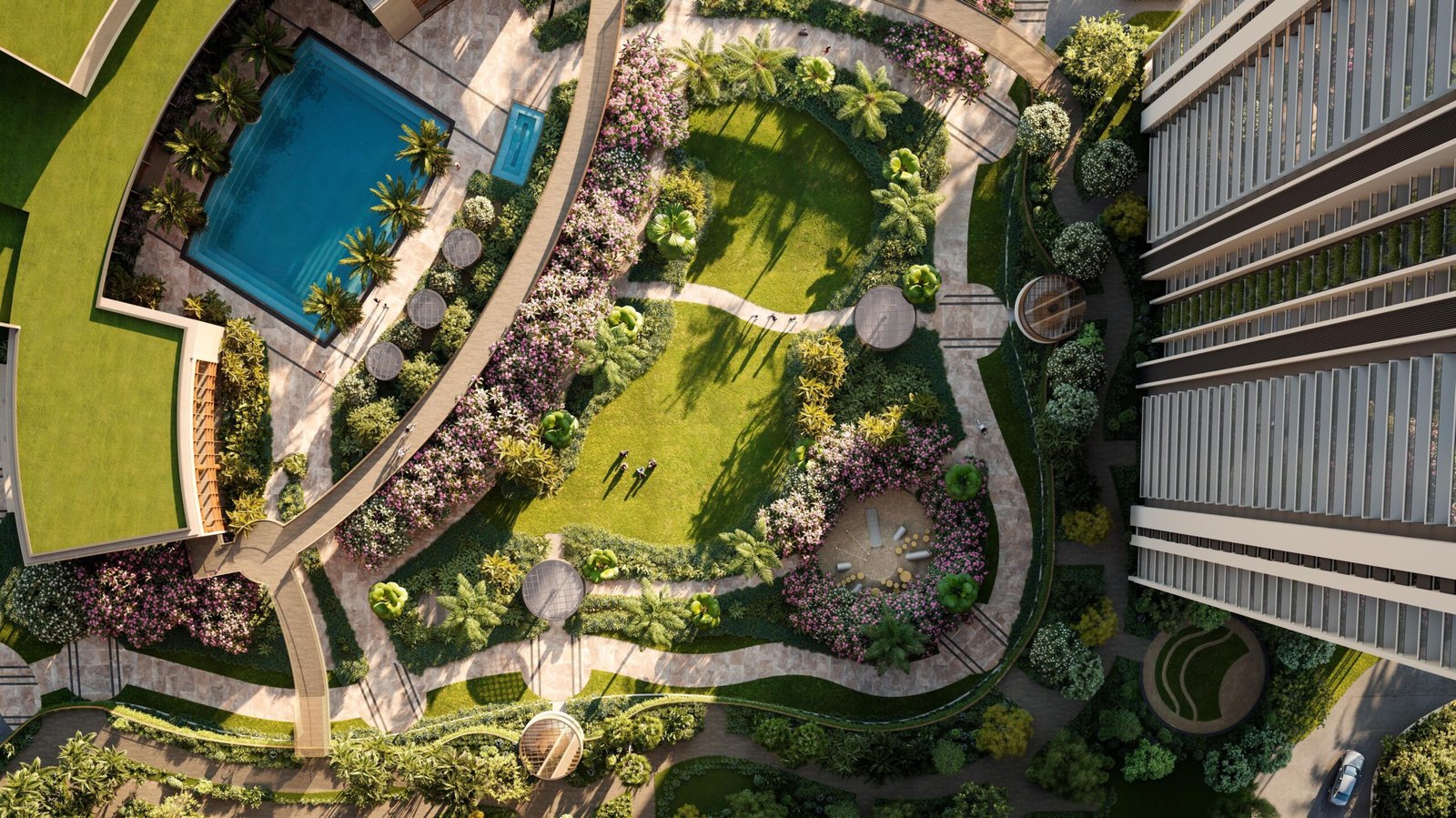 Conscient PARQ central courtyard